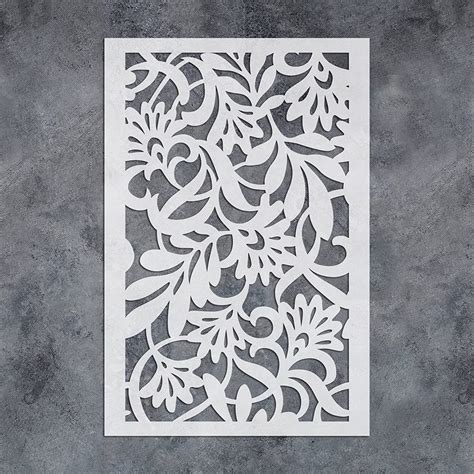 GSS Designs Large Flower Wall Stencils for Painting Repeatable Pattern ...