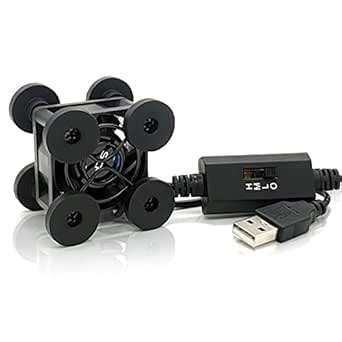 SCCCF Mini, Compact 40mm x 20mm USB Fan, for VR Gear, Aquarium, Roku ...