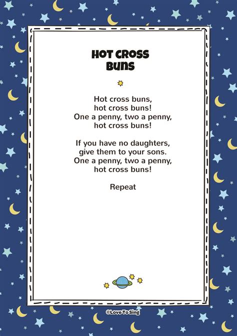 Hot Cross Buns | Kids Video Song with FREE Lyrics & Activities!