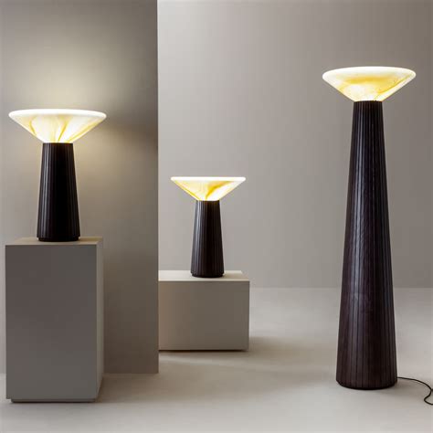 Cono da Terra Black Wood and Murano Glass Floor Lamp in 2025 | Elegant ...