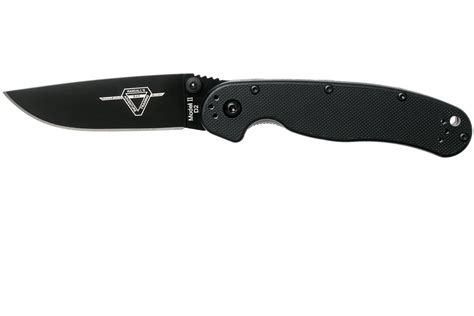 Ontario RAT-2 D2 black, plain edge black, 8830 | Achetez à prix ...