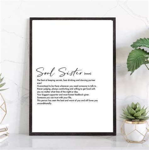 Soul Sister Definition Print