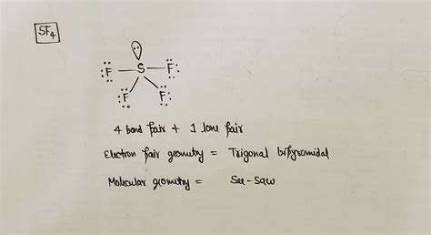 Lewis Structure Of Sf4