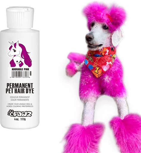 OPAWZ Permanent Dog Hair Dye, Pet Hair Dye Safely Used by Grooming Salons for a Decade, Pet Safe ...