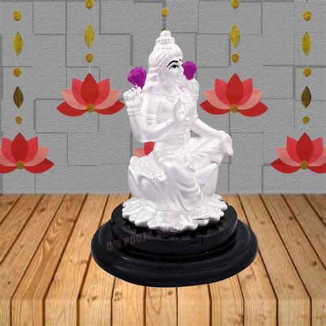 Pure Silver Gift Idol of Raj Lakshmi Mata