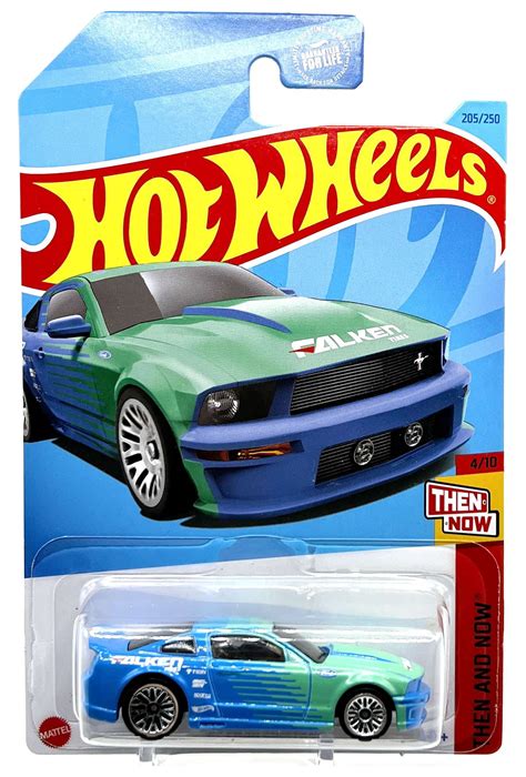 Hot Wheels HW Then and Now '07 Ford Mustang Diecast Car (Blue ...