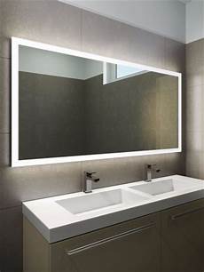 Heated Bathroom Mirror With Light by Halo Wide Led Light Bathroom Mirror Bathroom Mirror Heated Bathroom Mirror With Light