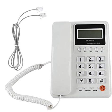 Corded Phones Wired Desktop Landline Telephone Caller ID/Call Waiting ...
