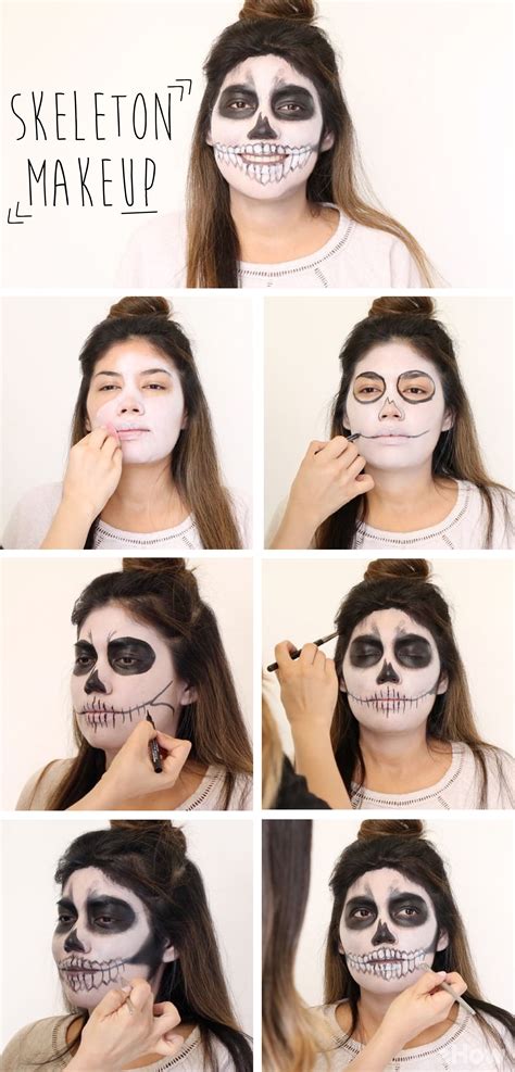 How To Do Skeleton Makeup - Flawless Makeup Routine
