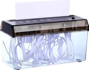 Inditradition Battery & USB Operated A4 Paper Shredder Machine, Compact ...