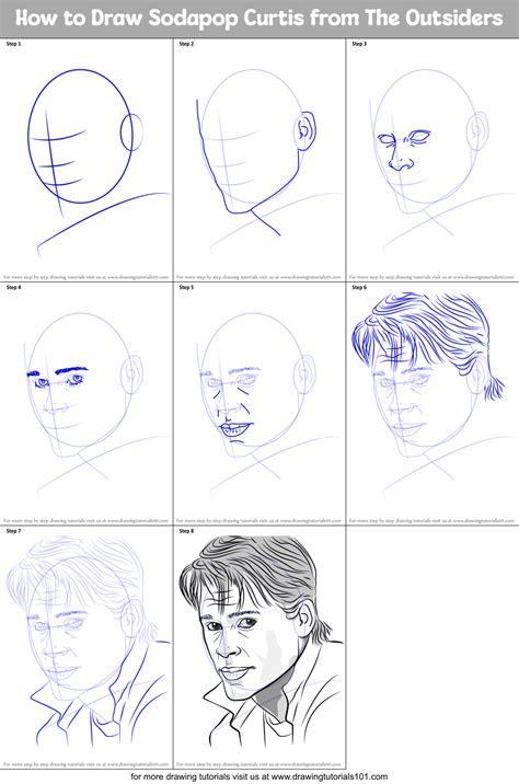 How to Draw Sodapop Curtis from The Outsiders (Characters) Step by Step ...