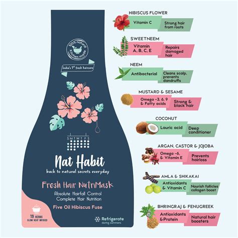 Buy Nat Habit 5-Oil Hibiscus FRESH Hair Mask (NutriMask) - Pack of 3 ...