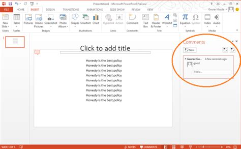 Image result for How to Get Back a Comment On PowerPoint