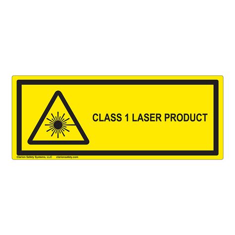 Laser Hazard Safety Labels | Clarion Safety Systems
