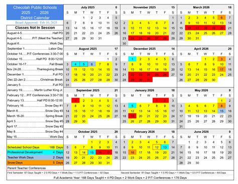 Checota School District OK Calendar 25-26 Revised [pdf] - EduCounty