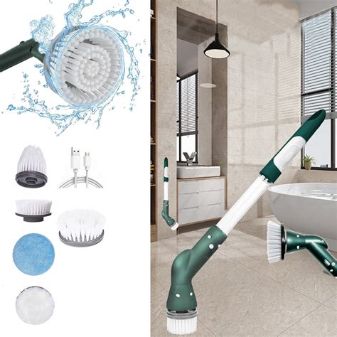 Cleaning Supplies Electric Spin Scrubber for Cleaning,Cordless Horse ...