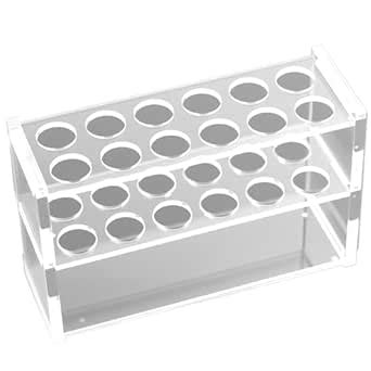 Preamer 12 Sockets Clear Acrylic Test Tube Rack for 10ML Test Tubes ...