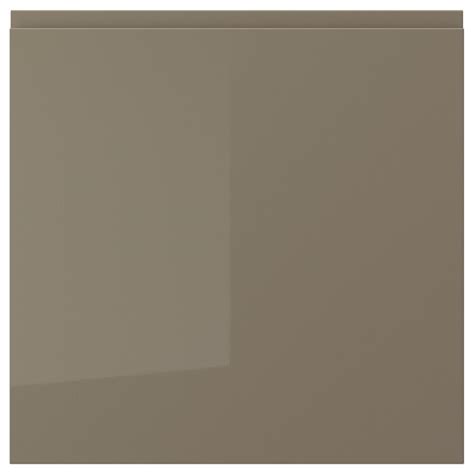 VOXTORP door, high-gloss dark grey-brown, 60x60 cm (235/8x235/8") - IKEA