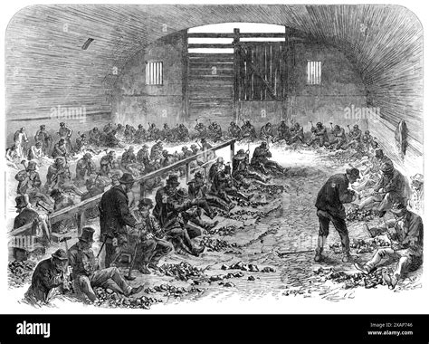 The Distress in East London: the labour-yard of the Bethnal Green Employment and Relief ...