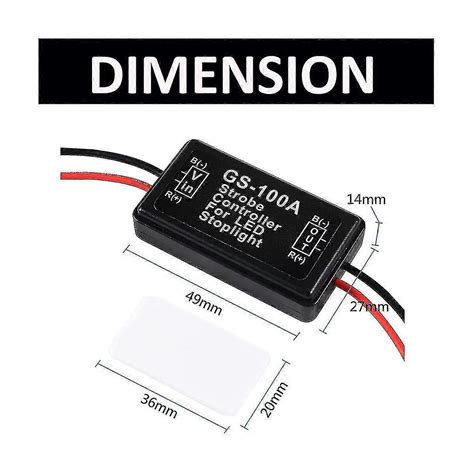 Image result for GS 100A Stop Brake Light Strobe Flash Module Controller