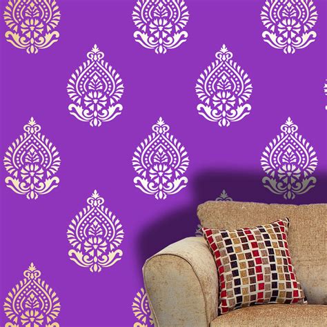 Paisley | Motif | Paisley Pattern | wall stencils | indian designs ...