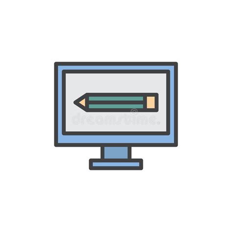 Computer Screen with Pencil Image 的图像结果