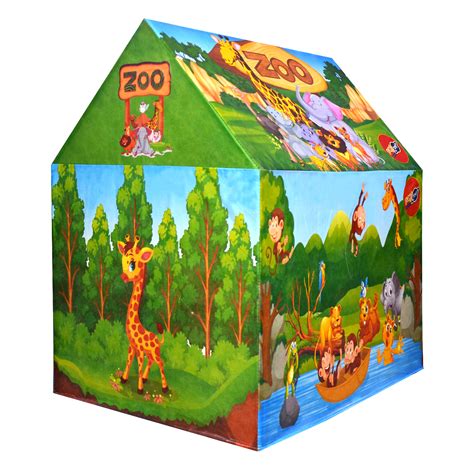 Planet of Toys present Zoo and Jungle Theme Play Tent House for Kids ...