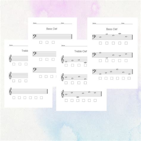 Image result for Music Notes Worksheets Printable