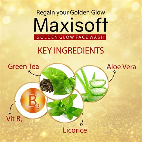 Maxisoft Golden Glow Face Wash 100 ml