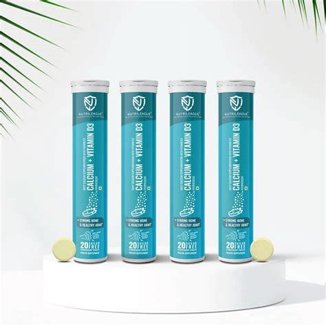 Calcium + Vitamin D3 Effervescent Tablet | Pack of 20 | Daily Essentia ...