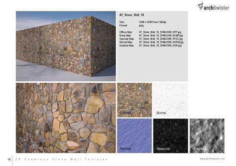 25 Seamless Stone Wall Textures – MasterBundles
