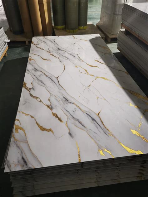 1.22X2.44m Thickness 3mm Interior Decoration Wall Panel 3D Waterproof ...