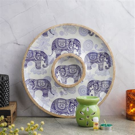 Royal Blue Platter & Diffuser Gift Hamper – The Decor Mart