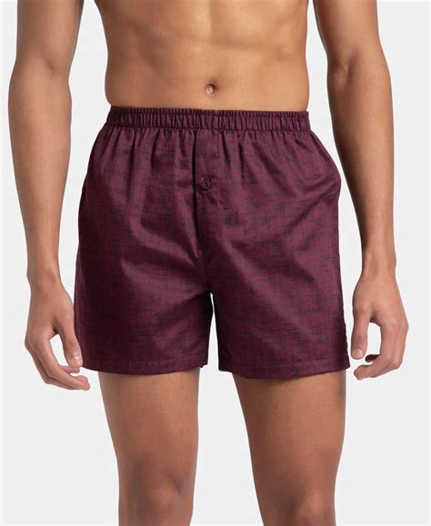 Buy Super Combed Mercerized Cotton Woven Printed Inner Boxers with ...