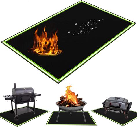 Amazon.com: plrosnmy 60x40 Inch Under Grill Mat for Outdoor Grill ...