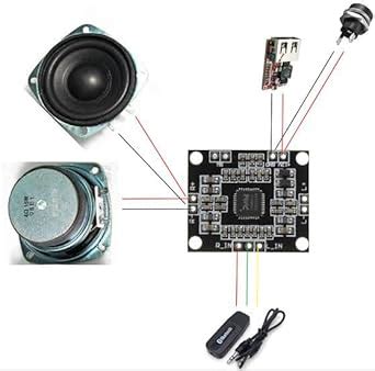 Luvik Combo Of Pam8610 15w+15w Two Channel Audio Stereo Amplifier ...