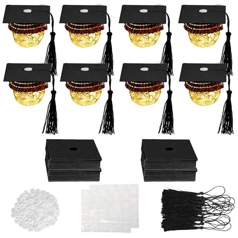 JXITON 50pcs GraduationITSC Chocolate Decorations Graduation Cap ...
