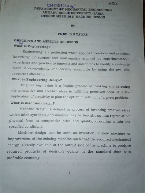 MEEN206 P.Q - Mechanical Engineering - Studocu