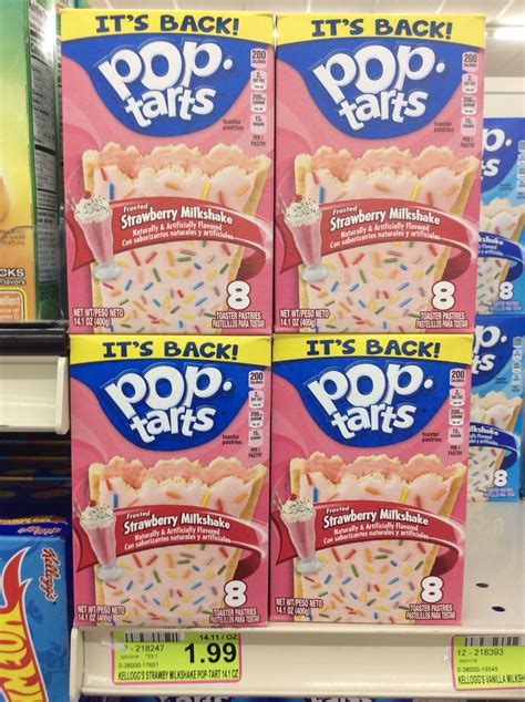 Pop Tarts Strawberry Milkshake