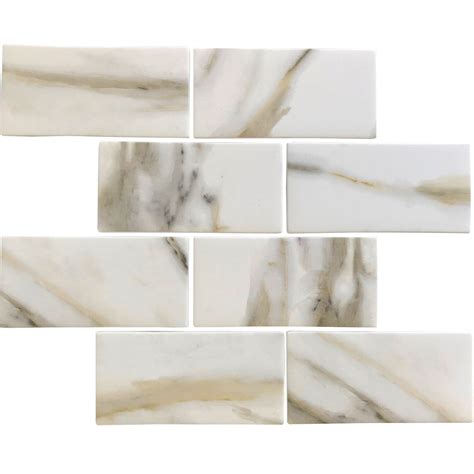 Apollo Tile (Sample) Floor and Wall Tile White and Beige 4-in x 4-in ...