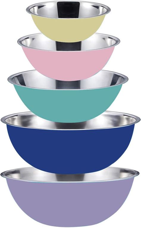 Buy large Stainless Steel Mixing Bowl,Large Mixing Bowl Set,Save Space ...
