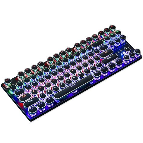 Amazon.in: Buy KOLMAX Typewriter Style Mechanical Gaming Keyboard ...