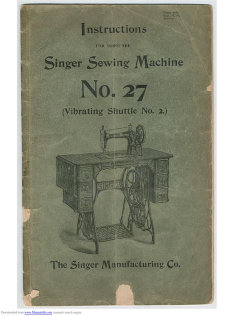 Image result for Singer Model 27 Sewing Machine