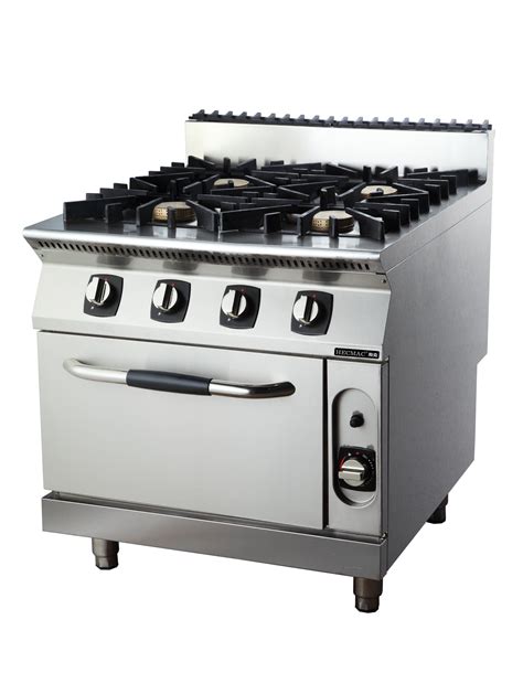 Commercial Four Burner Gas Oven with Cabinet (FG9XC40YN) ----LPG - Gas ...