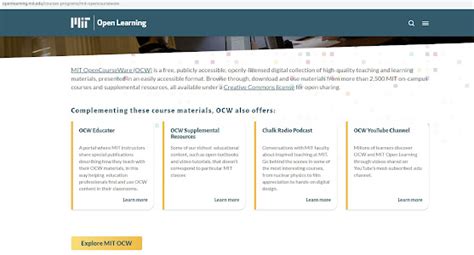OCW MIT Courses 的图像结果