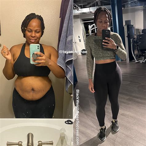 Tayani lost 80 pounds | Black Weight Loss Success