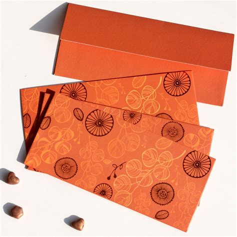 Sandstone money envelopes (foiling) set of 12