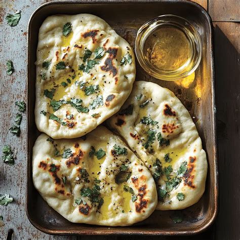 Homemade Garlic Naan - Tasty Chow