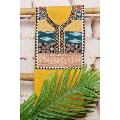 Handcrafted Patchwork Kurti Design Online - SSEthnics - SSEthnics