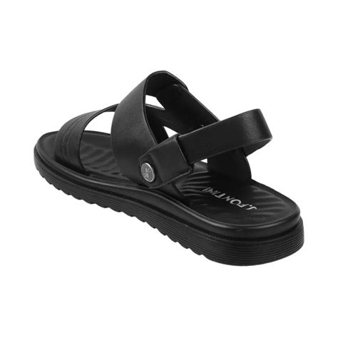 Buy J.Fontini Men Black Casual Sandals Online | SKU: 60-1359-11-46 ...